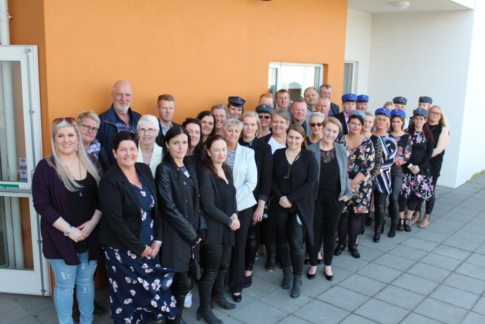 Útskriftarnemar sem mættu við útskriftina í SÍMEY í gær, en alls brautskráðust 85 nemar af ýmsum nám&hellip;