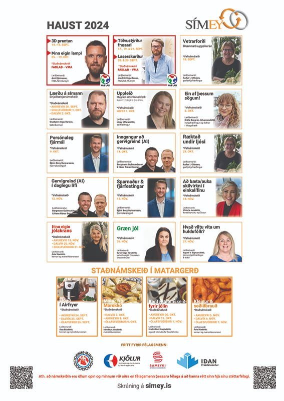 SÍMEY - námsframboð á haustönn
