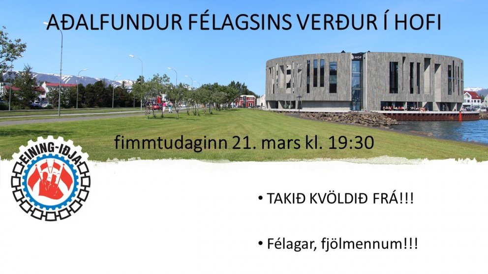 Aðalfundur félagsins er í kvöld - skrá í rútu fyrir kl. 13