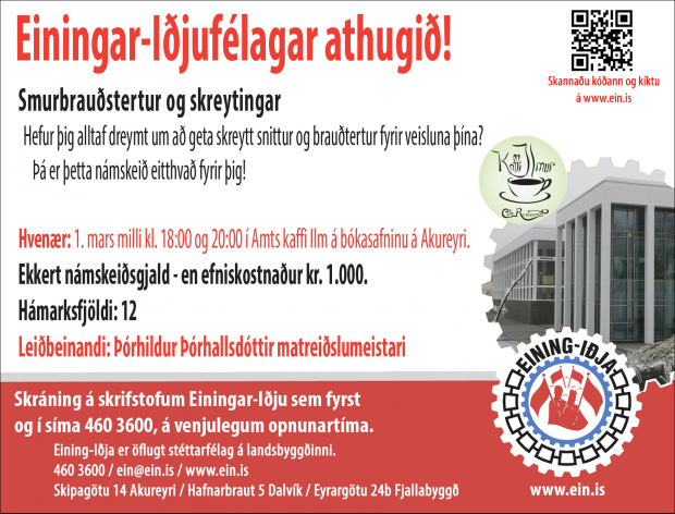 Smurbrauðstertur og skreytingar