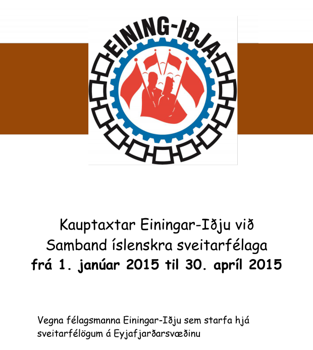 Sveitarfélög - nýir kauptaxtar