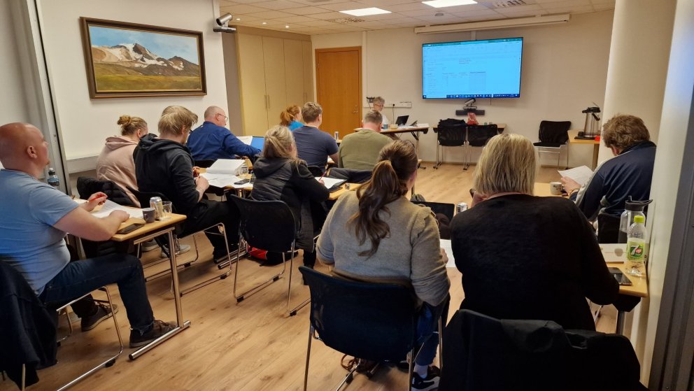 Trúnaðarmannanámskeið stendur nú yfir