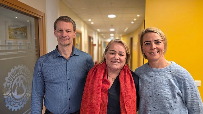 Tryggvi, Anna og Rósfríð.