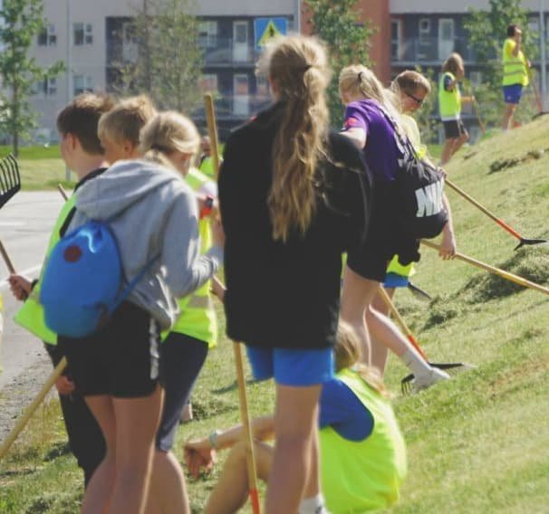 Vinnuskóli - mynd fengin að láni af vef Akureyrarbæjar.