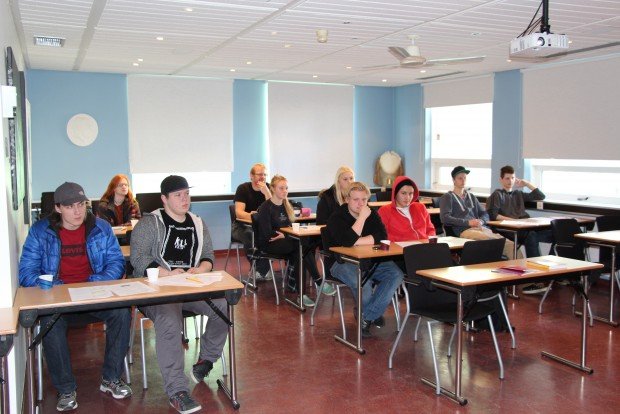 Nemendur frá VMA í heimsókn