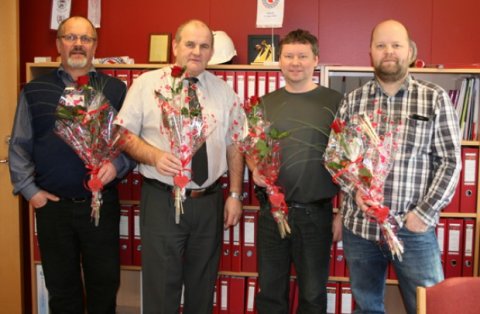 Steini, Bjössi, Heimir og Öddi.