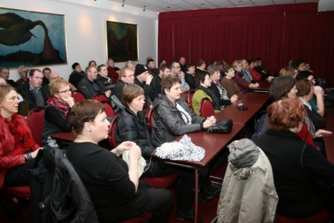 Góð mæting var á fundina