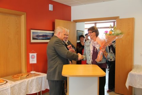 Ingibjörg sæmd gullmerki félagsins