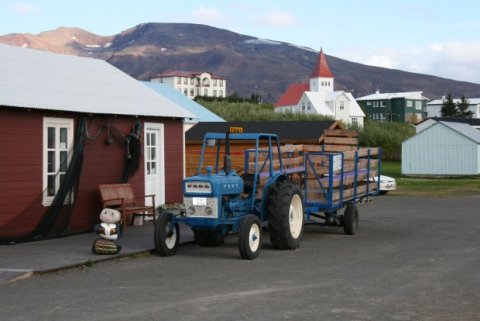 Fundur í Hrísey í gær - Akureyri í kvöld