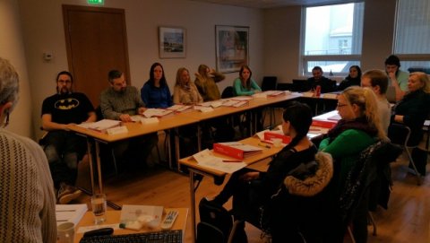 Mynd af trúnaðarmannanámskeiði - þrepi 1