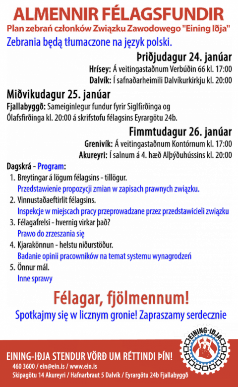 Fimm fundir í vikunni - láttu sjá þig!