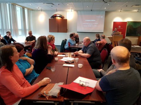 Frá fundinum á Akureyri