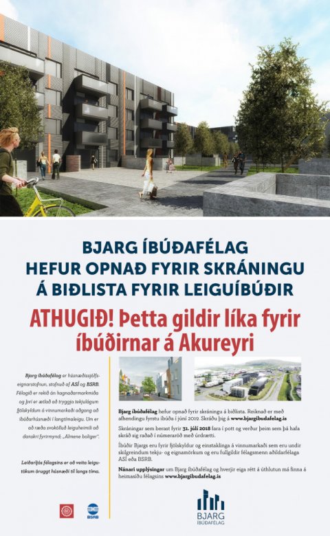 Mikill áhugi á félagslegum leiguíbúðum á Akureyri