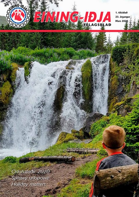 Orlofsblaðið borið út í dag