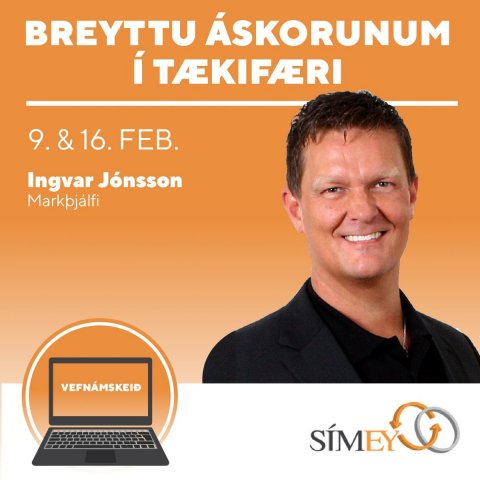 Vefnámskeiðið Breyttu áskorunum í tækifæri - Frítt fyrir félagsmenn