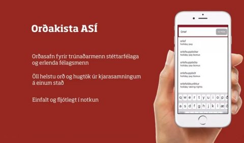 A dictionary app  for the labour market