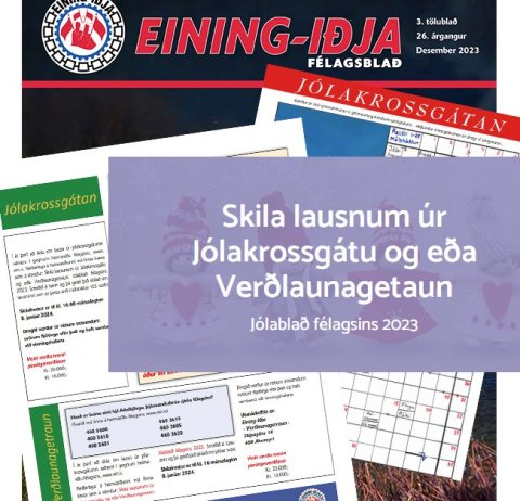 Krossgáta og getraun - Síðasti dagur til að senda inn svör