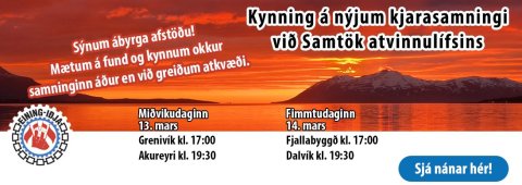 Tveir kynningarfundir í dag um nýjan samning við SA