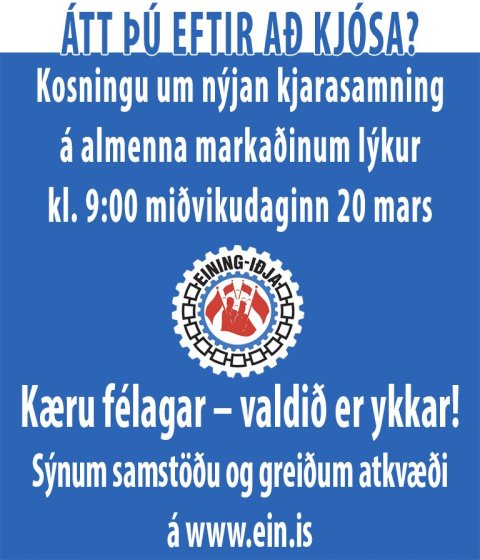 Átt þú eftir að kjósa? - Atkvæðagreiðslu lýkur kl. 9