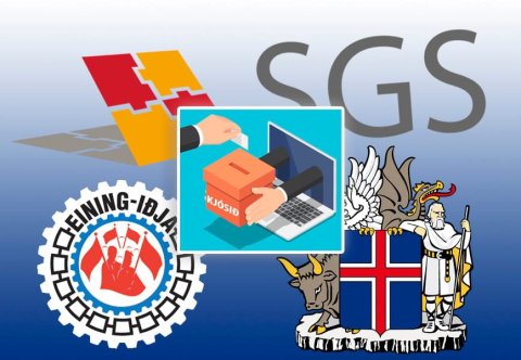 Rafrænni atkvæðagreiðslu um nýjan samning við ríkið lýkur í dag kl. 9