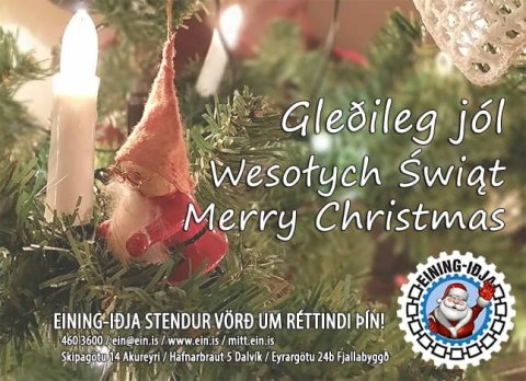 Gleðileg jól - Wesołych Świąt - Merry Christmas