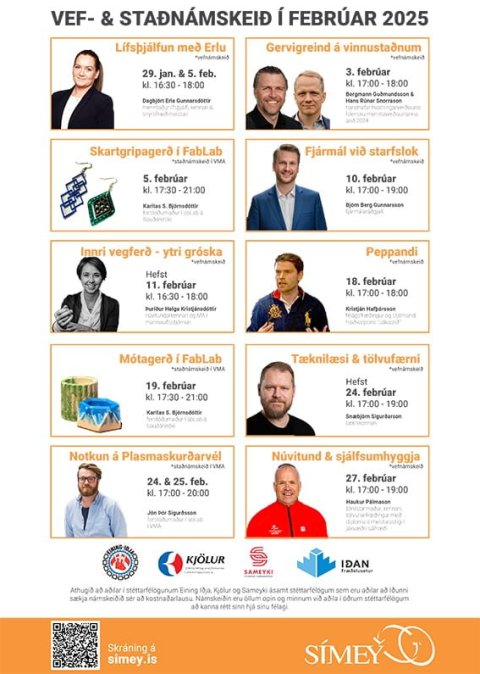 SÍMEY - tvö námskeið í næstu viku