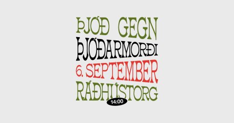 Þjóð gegn þjóðarmorði - samstöðufundur á Akureyri