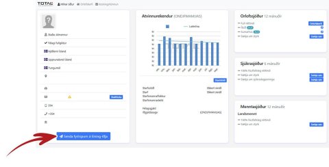 Mínar síður - Stofna mál eða senda fyrirspurn