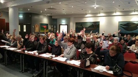 Frá fundi kvöldsins