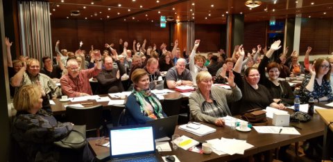 Frá fundi kvöldsins