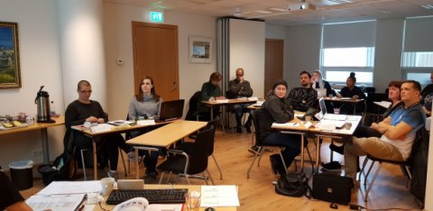 Trúnaðarmannanámskeið stendur nú yfir