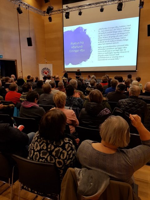 Ályktun frá aðalfundi Einingar-Iðju