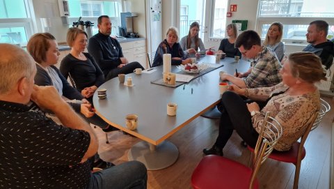 Frambjóðendur í heimsókn