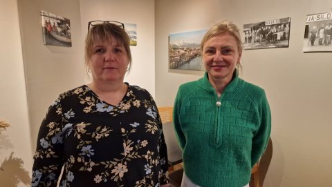 F.v.: Guðrún fyrrum svæðisfulltrúi og Joanna nýr varasvæðisfulltrúi svæðisráðs Hríseyjar og Dalvíkur…