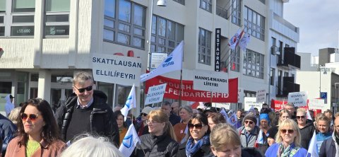 Mjög góð þátttaka í 1. maí hátíðarhöldum