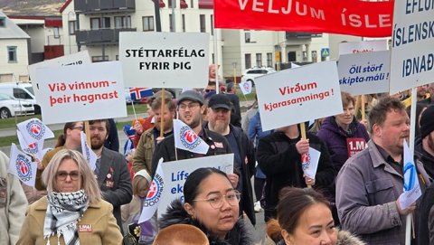 Mjög góð þátttaka í 1. maí hátíðarhöldum