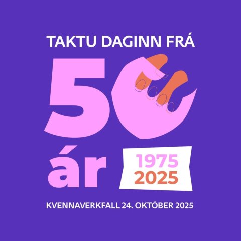 Kvennaverkfall 24. október - útifundur á Akureyri