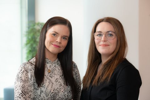 Guðrún Rakel Eiríksdóttir og Berglind Stefánsdóttir, sálfræðingar og verkefnastjórar hjá VIRK