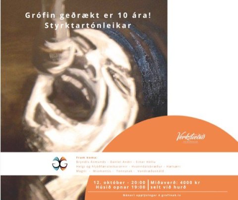 Grófin geðrækt 10 ára - Styrktartónleikar