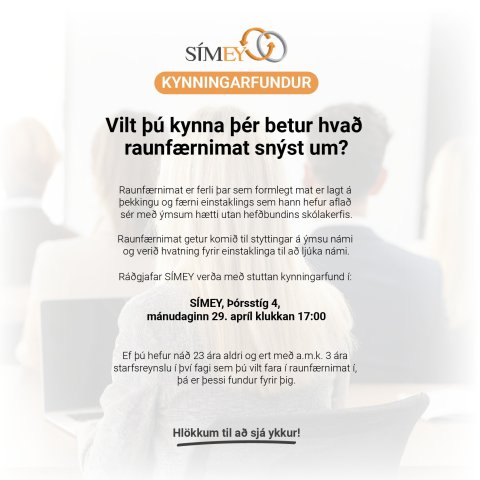 Kynning á raunfærnimati hjá SÍMEY