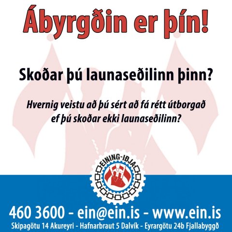 Ábyrgðin er þín!