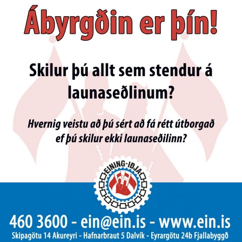 Ábyrgðin er þín!