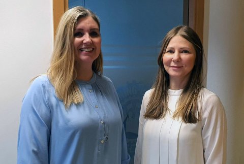 F.v.: Aðalbjörg og Magdalena.