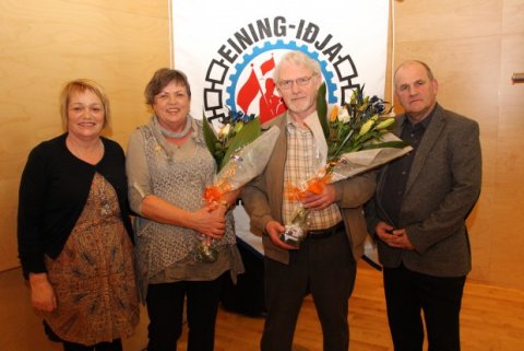 Þrír sæmdir gullmerki