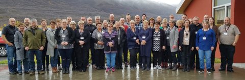 Fulltrúar félagsins sem sátu síðasta þing AN sem fram fór árið 2017