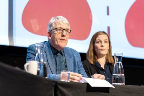 Finnbjörn A. Hermannsson  og Sonja Ýr Þorbergsdóttir. Mynd af vef ASÍ
