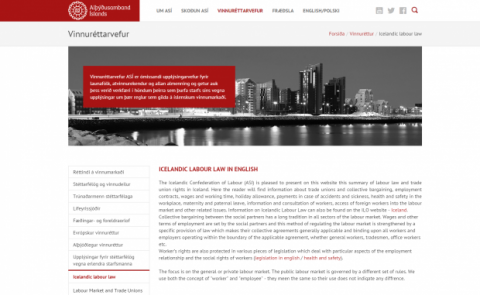 ASÍ - endurbættur vefur fyrir erlent launafólk