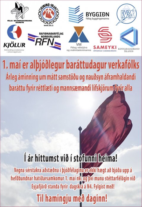 1. maí - Í ár hittumst við í stofunni heima!