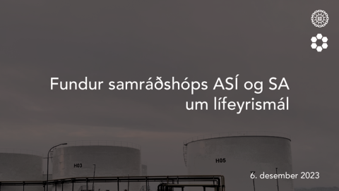 ASÍ - Samráðsfundur um lífeyrismál