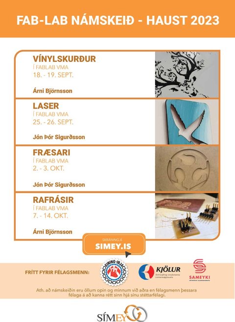 SÍMEY - FAB LAB námskeið